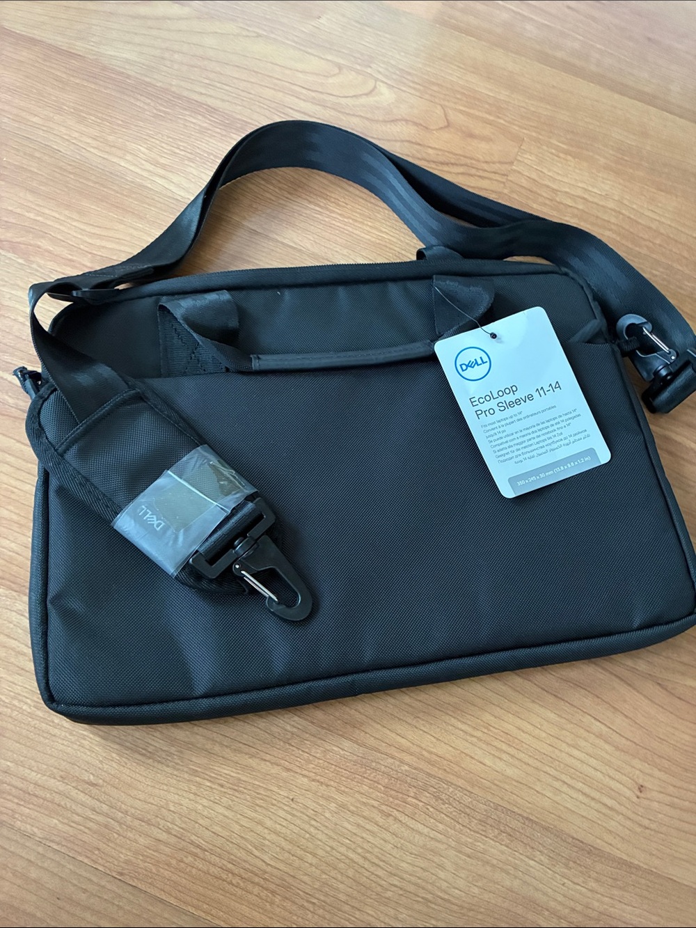 NWT Dell EcoLoop Pro Sleeve 11-14" Black Laptop Messenger Bag